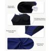 imageYonique Womens Athletic Swimsuits One Piece Bathing Suit Sport Training SwimwearNavy Blue