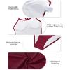 imageYonique Womens Athletic Swimsuits One Piece Bathing Suit Sport Training SwimwearRed