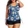 Blue Colorful Floral