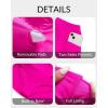 imageWomens Plus Size High Waisted Bikini  Two Piece Swimsuit with Skirt 2025 Tummy Control Bathing Suit with PocketHot Pink