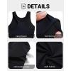 imageYonique Women Sport Bikini Set for Teen Juniors Two Piece Swimsuit High Waisted Bathing SuitBlack