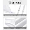imageYonique Women Two Piece Triangle Bikini Set Bathing Suit Sexy Swimsuit Full Coverage BottomWhite