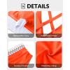 imageYonique Womens Plus Size Two Piece Bikini High Waisted Bathing Suit Tummy Control SwimsuitOrange