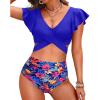 Royal Blue Floral