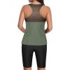 imageYonique Womens Two Piece Swimsuits with Shorts Modest Tankini Bathing Suits Racerback Swim Tops Short Athletic SwimwearGreen