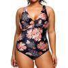 Black Orange Floral