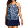 Navy Blue Floral