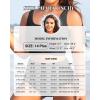 imagePlus Size 2 Piece Swimsuit  Womens High Waisted Bikini Tummy Control Bathing Suit Ribbed 2025 SwimwearBlack