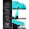 imageWomen 3 Piece Rash Guard  Long Sleeve Swimsuit Built in Bra Swim Shirt Zip Bathing Suit with Pocket ShortsBlue and Black