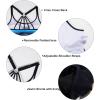 imageYonique Two Piece Tankini Swimsuits for Women with Shorts Tummy Control Bathing Suits Athletic SwimwearBlue and Black Stripe