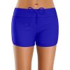 imageYonique Womens Swim Shorts Solid Tankini Bottoms Swimsuit Bottoms Royal Blue M