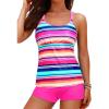 Pink Colorful Striped