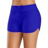imageYonique Womens Swim Shorts Solid Tankini Bottoms Swimsuit Bottoms Royal Blue M