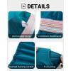 imageTankini Tops for Women Tummy Control Swim Top Only Color Block V Neck Bathing Suit Top No Bottom 2025Teal