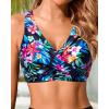 imageWomen Underwire Bikini Top  Push Up Bathing Suit Top Large Bust Swim Top 2025 Swimsuit TopFloral