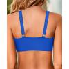 imageWomen Underwire Bikini Top  Push Up Bathing Suit Top Large Bust Swim Top 2025 Swimsuit TopRoyal Blue