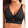 imageWomen Underwire Bikini Top Only  Push Up Swimsuit Top Large Bust Bathing Suit Tops 2025 Supportive Swim TopsBlack