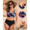 imageWomen Underwire Bikini Top Only  Push Up Swimsuit Top Large Bust Bathing Suit Tops 2025 Supportive Swim TopsColorful Floral