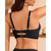 imageWomen Underwire Bikini top Only  Longline Push Up Bathing Suit Top Bra Swim Tops 2025 Swimsuit TopsBlack