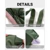 imageYonique Womens High Waisted Bikini  Twist Front Two Piece Swimsuit Color Block Full Coverage Bathing SuitOlive Green