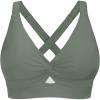 imageWomen Underwire Bikini Top Only  Push Up Swimsuit Top Large Bust Bathing Suit Tops 2025 Supportive Swim TopsSage Green