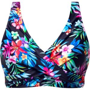 imageWomen Underwire Bikini Top  Push Up Bathing Suit Top Large Bust Swim Top 2025 Swimsuit TopFloral