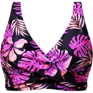 imageWomen Underwire Bikini Top  Push Up Bathing Suit Top Large Bust Swim Top 2025 Swimsuit TopPink Floral