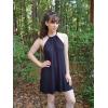 imageYonique Halter Summer Dress for Women Casual Sundress Beach Coverup Dress with PocketsBlack