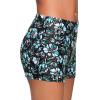 imageYonique Womens Swim Shorts Solid Tankini Bottoms Swimsuit BottomsAvailable in PlusAqua Flower