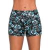 imageYonique Womens Swim Shorts Solid Tankini Bottoms Swimsuit BottomsAvailable in PlusAqua Flower