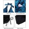 imageTankini Bathing Suit for Women  Two Piece Swimsuit with Skirt Tummy Control Swimwear Halter Mesh Swim Dress 2025Blue Paisley