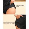 imageTankini Swimsuits with Shorts  Two Piece Swimsuits Tummy Control Bathing Suits with PocketsBlack