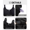imageWomens Plus Size Tankini Swimsuit  Two Piece Bathing Suit with Shorts 2025 VWired Tummy Control SwimwearBlack