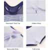 imageYonique Tankini Swimsuits for Women with Shorts Athletic Two Piece Bathing Suits Racerback Tank Tops SwimwearBlue Striped