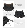 imageYonique Tankini Swimsuits with Shorts  Tummy Control Two Piece Blouson Bathing Suits High Neck SwimwearBlue Gradient