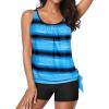 Blue and Black Color Block