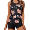 Black Pink Floral