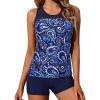 Dark Blue Paisley