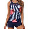 Navy Blue Striped