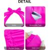 imageYonique Plus Size Bathing Suit for Women One Piece Swimsuit Tummy Control Halter Tops for Women SwimwearRose Pink