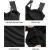 imageYonique Plus Size One Piece Swimsuit for Women Tummy Control Bathing Suit Ruched SwimwearBlack