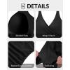 imageYonique Plus Size One Piece Swimsuits for Women Tummy Control Bathing Suits Full Coverage SwimwearBlack