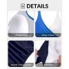 imageYonique Plus Size One Piece Swimsuits for Women Tummy Control Bathing Suits Full Coverage SwimwearBlue and White