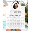 imageYonique Plus Size Swimsuit Cover Up  Crochet Bathing Suit Coverup Beach Dress Sleeveless 2025 SwimwearWhite