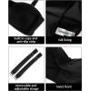 imageYonique Women Plus Size Two Piece Swimsuits High Waisted Bathing Suits Bandeau Bikini Tummy Control SwimwearAntislip Strip  Black