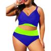 Blue and Neon Green