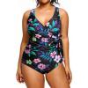 Black Purple Floral