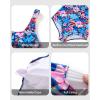 imagePlus Size Swim Dress  One Piece Swimsuit for Women Tummy Control Bathing Suit Modest Skirted Swimwear 2025Flower