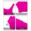 imagePlus Size Swim Dress  One Piece Swimsuit for Women Tummy Control Bathing Suit Modest Skirted Swimwear 2025Hot Pink