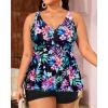 imagePlus Size Tankini Top Only  Flowy Bathing Suits Top Plus Size Swim Top 2025 Modest Swimsuits TopColorful Floral